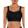 image:imageYvette Yoga Sports Bras Carving Series Spaghetti Strap Padded Breathable Workout Crop Tank Tops Sports Bra for WomenBlack