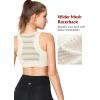 image:imageYvette Front Closure Sports Bras for Women High Support Large Bust Supportive Sports Bra High Impact for RunningIvory
