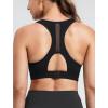 image:imageYvette Racerback High Neck Sports Bra High Support Sports Bras for Women No Bounce Soft Moisture Wicking Supportive RunningBlack