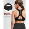 image:imageYvette Racerback High Neck Sports Bra High Support Sports Bras for Women No Bounce Soft Moisture Wicking Supportive RunningBlack