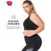 image:imageYvette High Impact Women Sports Bra Front Closure Double Deck Mesh Running Bra for Plus SizeBlack