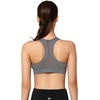 image:imageYvette Zip Front High Impact Sports Bra for Large BustGrey