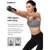 image:imageYvette Zip Front High Impact Sports Bra for Large BustGrey