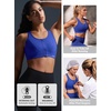 image:imageYvette Zip Front High Impact Sports Bra for Large BustRoyal Blue