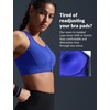 image:imageYvette Zip Front High Impact Sports Bra for Large BustRoyal Blue