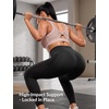 image:imageYvette Front Zip Sports Bra for Women High Support BowBackPink