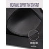 image:imageYvette HighSupport Sports Bra for Women ZipFront Design with Grid MeshBlack