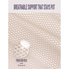 image:imageYvette HighSupport Sports Bra for Women ZipFront Design with Grid MeshOffwhite