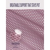 image:imageYvette HighSupport Sports Bra for Women ZipFront Design with Grid MeshPurple