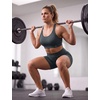 image:imageYvette Adjustable Straps High Support Sports Bra Round NeckBlue