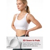 image:imageYvette Adjustable Straps High Support Sports Bra Round NeckWhite