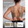 image:imageYvette High Impact Sports Bra for Women Adjustable Straps Soft SupportLight Brown