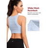 image:imageYvette Front Closure High Impact Sports Bra for WomenBlue