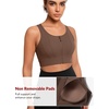 image:imageYvette Front Closure High Impact Sports Bra for WomenCoffee