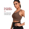 image:imageYvette Front Closure High Impact Sports Bra for WomenCoffee