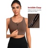 image:imageYvette Front Closure High Impact Sports Bra for WomenCoffee
