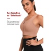 image:imageYvette Front Closure High Impact Sports Bra for WomenCoral Pink