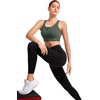image:imageYvette Front Closure High Impact Sports Bra for WomenDark Green