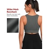 image:imageYvette Front Closure High Impact Sports Bra for WomenGrey