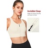 image:imageYvette Front Closure High Impact Sports Bra for WomenIvory