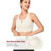image:imageYvette Front Closure High Impact Sports Bra for WomenIvory
