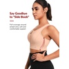 image:imageYvette Front Closure High Impact Sports Bra for WomenPastel Pink