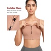 image:imageYvette Front Closure High Impact Sports Bra for WomenPink