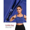 image:imageYvette Front Closure High Impact Sports Bra for WomenRoyal Blue