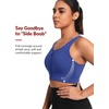image:imageYvette Front Closure High Impact Sports Bra for WomenRoyal Blue