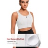 image:imageYvette Front Closure High Impact Sports Bra for WomenWhite