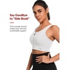 image:imageYvette Front Closure High Impact Sports Bra for WomenWhite
