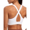 image:imageYvette Adjustable High Support Sports Bra for RunningWhite