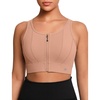 image:imageYvette Front Closure High Impact Sports Bra for WomenCoral Pink