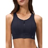 image:imageYvette Front Closure High Impact Sports Bra for WomenDark Blue