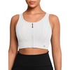 image:imageYvette Front Closure High Impact Sports Bra for WomenWhite