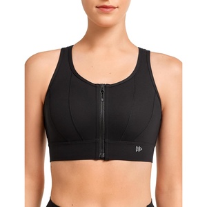 image:imageYvette Front Closure High Impact Sports Bra for WomenBlack