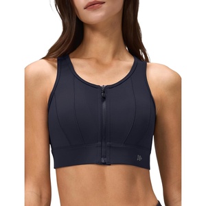 image:imageYvette Front Closure High Impact Sports Bra for WomenDark Blue