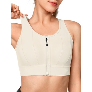 image:imageYvette Front Closure High Impact Sports Bra for WomenIvory