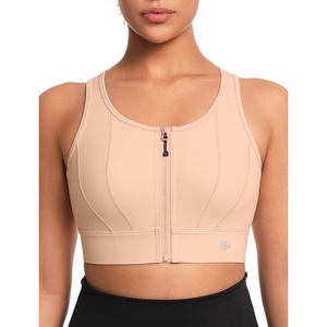 image:imageYvette Front Closure High Impact Sports Bra for WomenPastel Pink