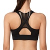 image:imageYvette High Impact Zip Front Sports Bra for WomenBlack