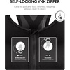 image:imageYvette High Impact Zip Front Sports Bra for WomenBlack