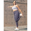 image:imageYvette High Impact Zip Front Sports Bra for WomenNavy