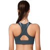 image:imageYvette High Impact Zip Front Sports Bra for WomenNavy