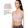 image:imageYvette High Impact Zip Front Sports Bra for WomenPale Pink