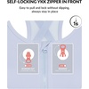 image:imageYvette High Impact Zip Front Sports Bra for WomenPurple