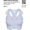 image:imageYvette High Impact Zip Front Sports Bra for WomenPurple