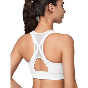 image:imageYvette High Impact Zip Front Sports Bra for WomenWhite