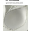 image:imageYvette Nursing Sports Bras for Breastfeeding AdjustableLight Grey