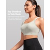 image:imageYvette Nursing Sports Bras for Breastfeeding AdjustableLight Grey