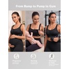 image:imageYvette Nursing Sports Bras for Breastfeeding AdjustableNaked Black